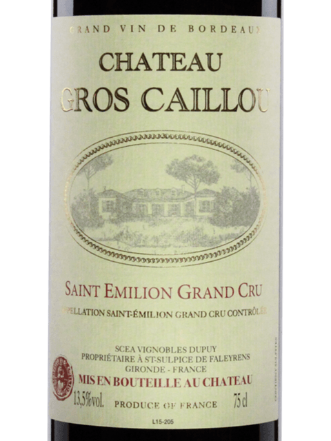 Château Gros Caillou Saint-Émilion Grand Cru | Vivino English