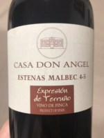 Vera de Estenas Casa Don Angel Malbec