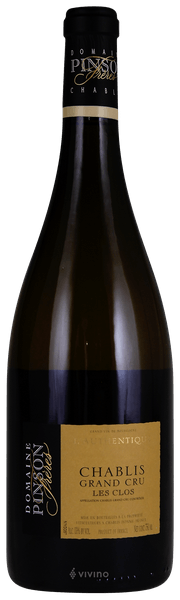 Domaine Pinson L'Authentique Chablis Grand Cru 'Les Clos'