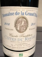 La Grand Ribe Cuvée Tradition Vieilles Vignes Cotes du Rhone