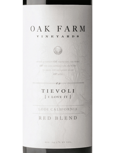 Oak Farm Tievoli Red Blend Vivino English