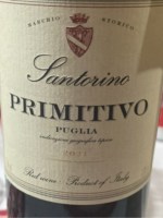 Vinho Castellani Tinto Seco Itália Santorino Primitivo 2023 750ml
