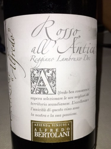 Rosso All'Antica Reggiano Lambrusco