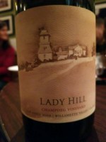 Lady Hill Champoeg Vineyard Pinot Noir
