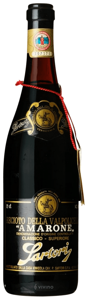 ワイン Recioto della Valpolicella AMARONE Sartori di Verona Amarone Recioto della Valpolicella