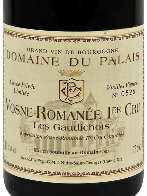 Domaine du Palais Vosne-Romanée 1er Cru 'Les Gaudichots' | Vivino