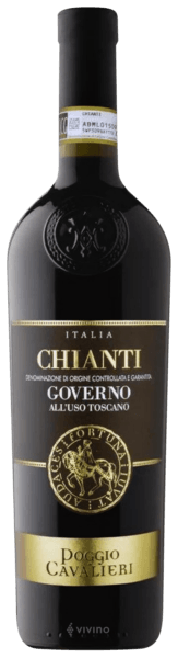 Vinho Poggio Cavalieri Tinto Seco Itália Chianti Governo All'uso Sangiovese 2024 750ml
