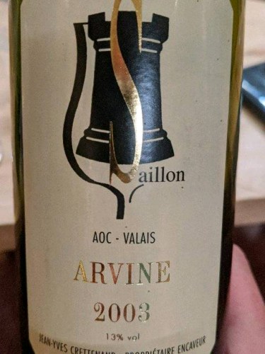 JeanYves Crettenand Arvine Vivino US