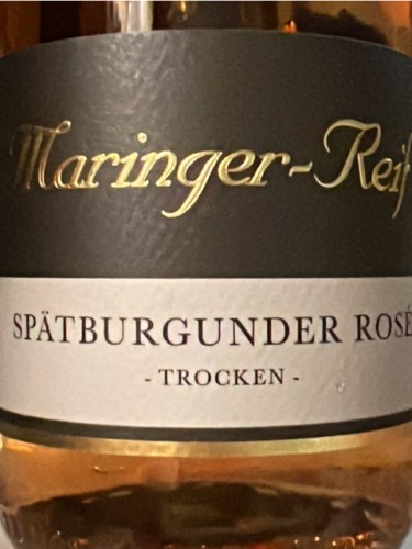 Maringer-Reif Spätburgunder Rosé Trocken | Vivino US