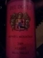 Del Dotto Merlot Howell Mountain