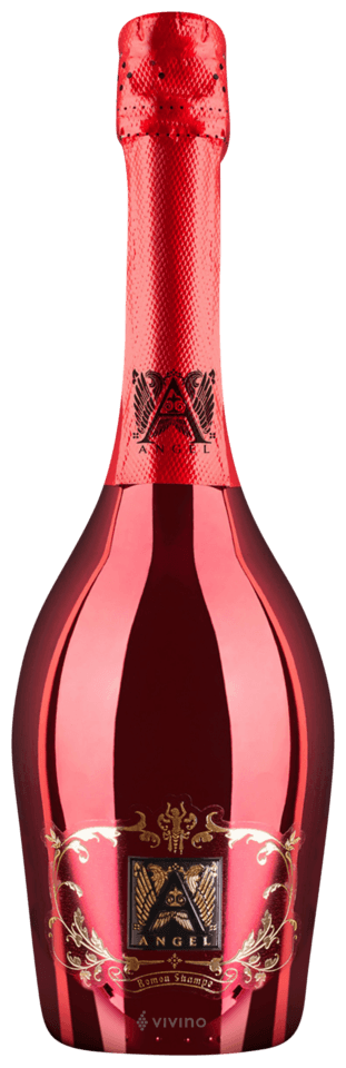 ワイン ANGEL CHAMPAGNE NV Holiday Edition RED 楽天市場】エンジェル シャンパーニュ NV ブリュット ヘイロー
