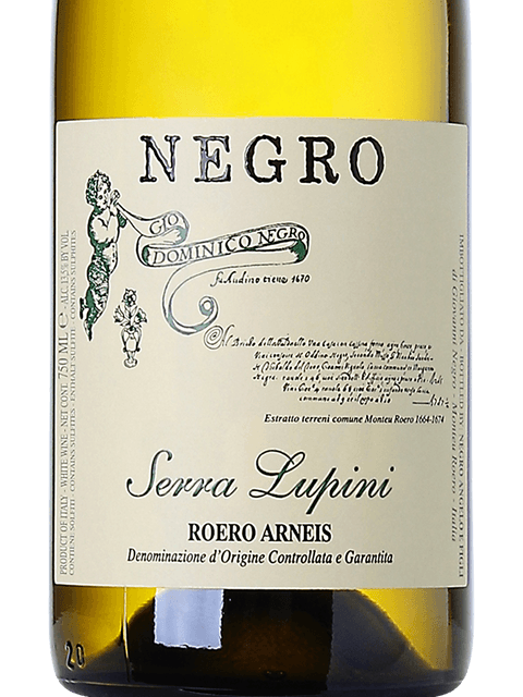 Negro Angelo Serra Lupini Roero Arneis | Vivino US