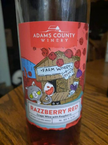 Adams County Winery Razzberry Red | Vivino US
