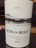 Bisquertt Family Vineyards Ecos de Rulo Q Clay Cabernet Sauvignon