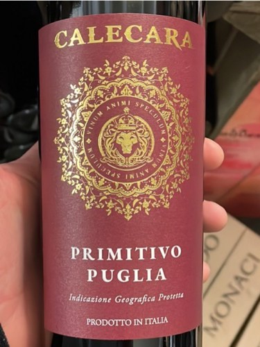 Calecara Primitivo | Vivino English