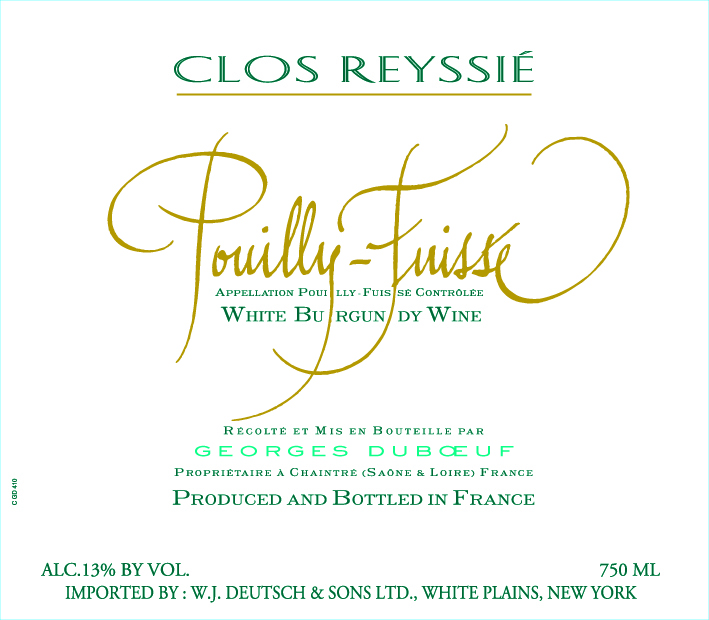 Pouilly-Fuissé Clos Reyssié